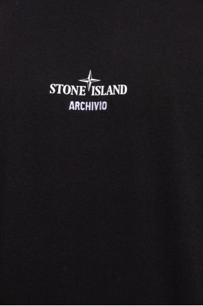 Stone Island embroidered estate crew sweatshirt