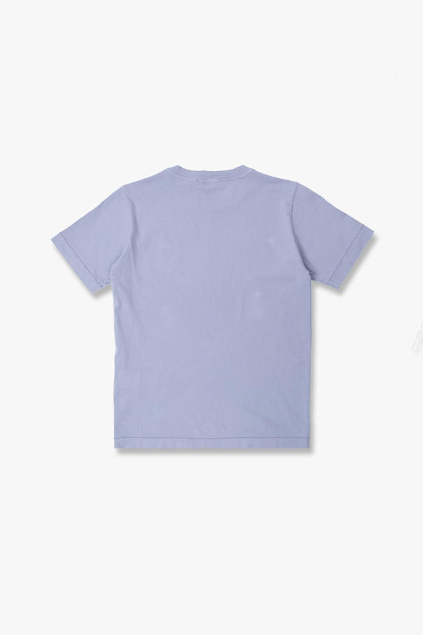 Stone Island Kids Paul & Shark embroidered-logo cotton T-shirt gilet Blau