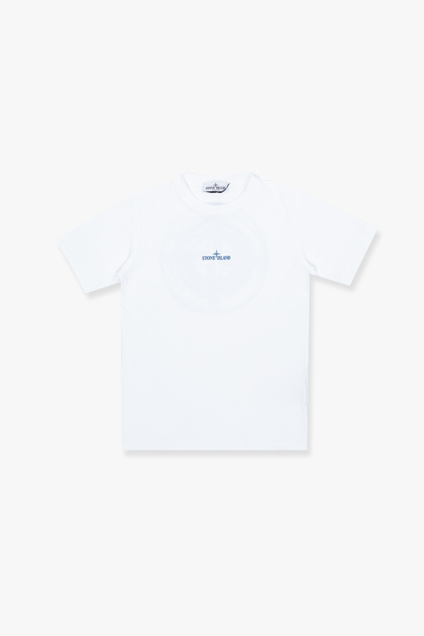 Sweat-shirt à capuche en coton intérieur molletonné T-shirt with logo