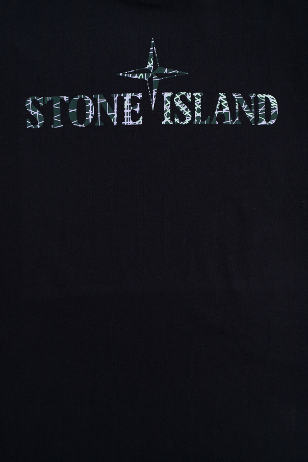 Stone Island Kids T-shirt raglan with logo