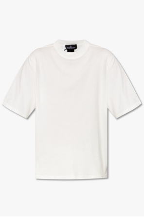 Versace Jeans Couture logo-trim cropped T-shirt