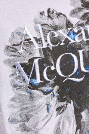 Alexander McQueen T-shirt z logo