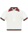 Gucci WHITE Cotton polo by Gucci