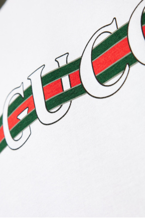 Gucci T-shirt z nadrukowanym logo