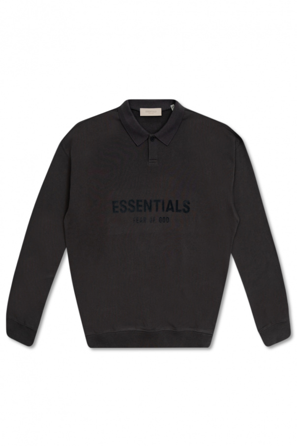 Fear Of God Essentials Kids Towelling polo sweatshirt