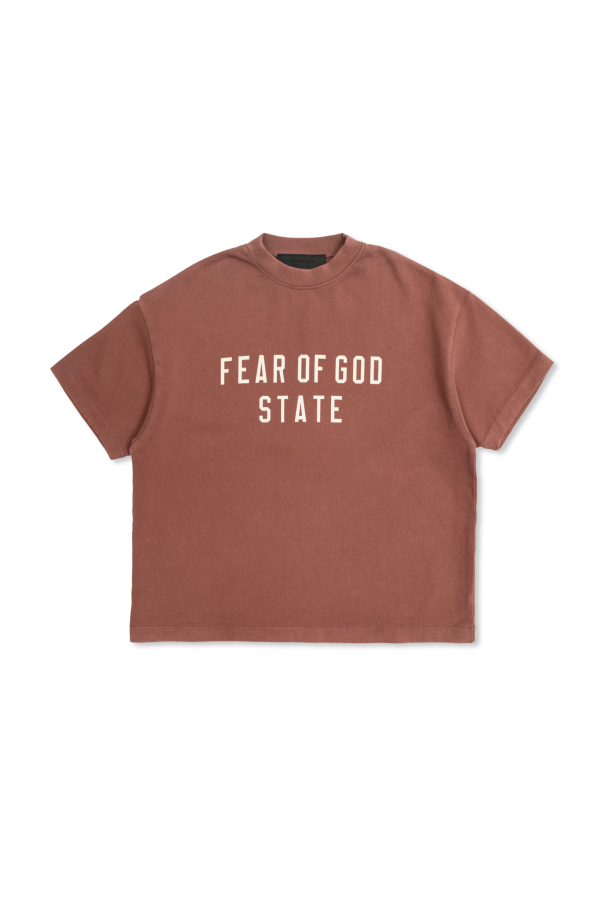 Fear Of God Essentials Kids T-shirt z nadrukowanym logo