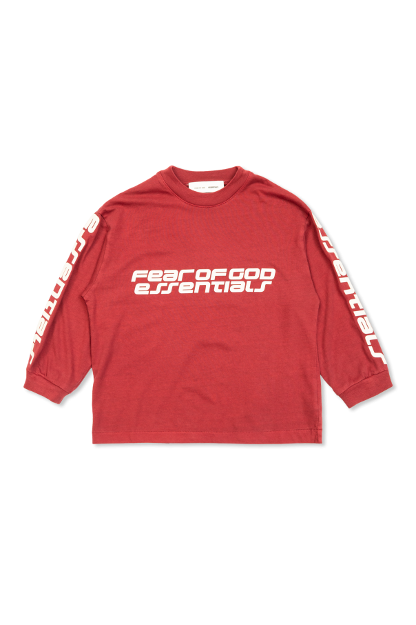 T-shirt with embossed logo od Fear Of God Essentials Kids