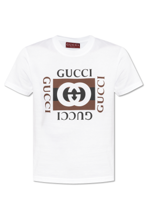 T-shirt with printed logo od Gucci