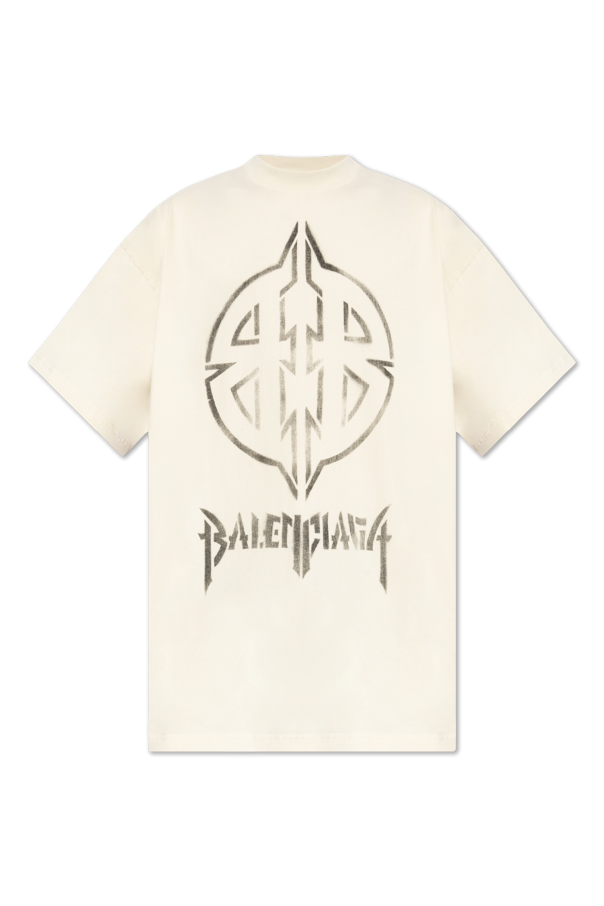 Balenciaga T-shirt z nadrukiem