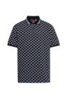 Gucci NAVY BLUE Polo with monogram