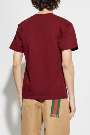 Gucci T-Shirt mit aufgedrucktem Logo
