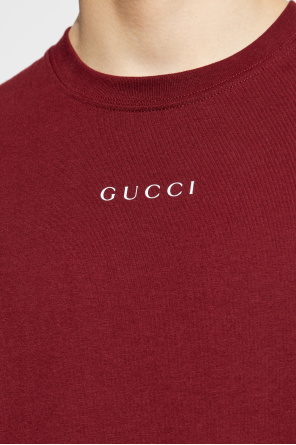 Gucci T-Shirt mit aufgedrucktem Logo