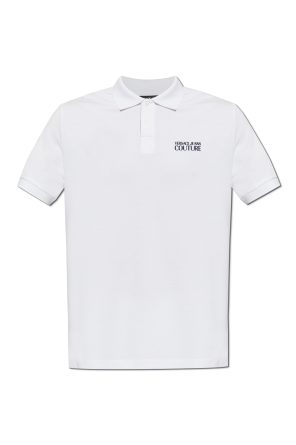 Polo with printed logo