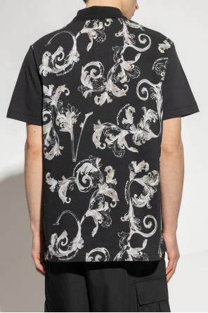 Versace Jeans Couture Polo z nadrukiem `Barocco`