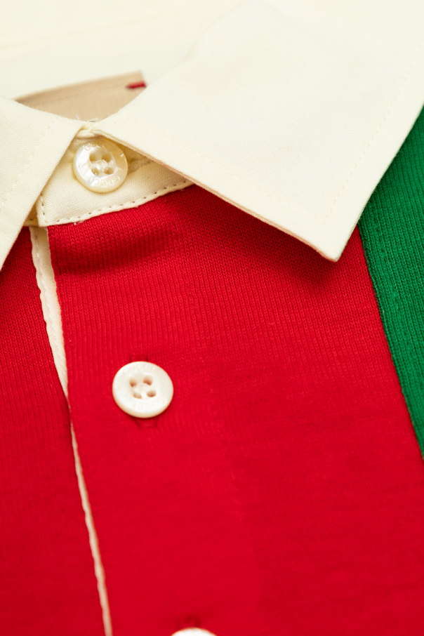 Gucci Kids Polo z logo