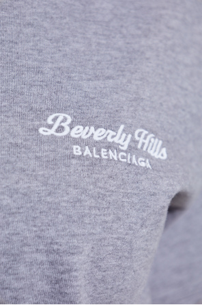 Balenciaga T-shirt with a decorative knot at the back