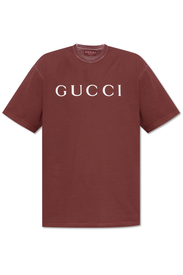 T-shirt with printed logo od Gucci