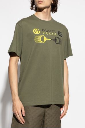 Gucci Camiseta con logo estampado