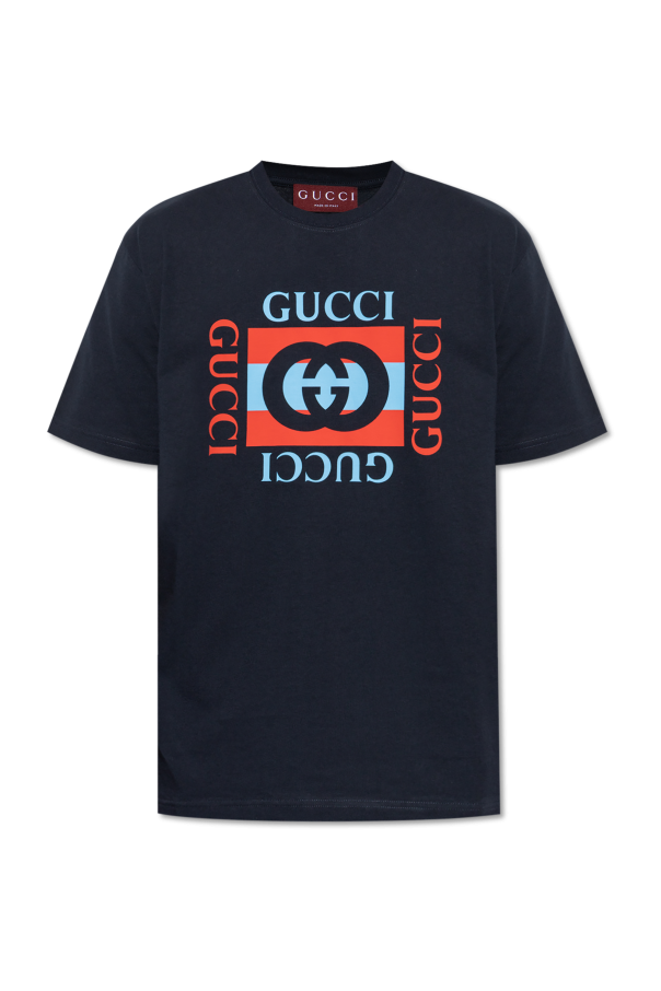 T-shirt with printed logo od Gucci