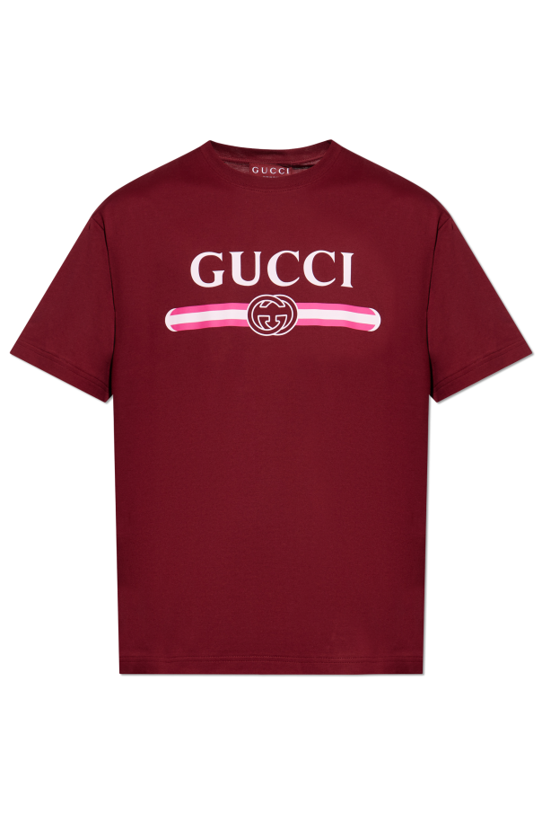 T-shirt with printed logo od Gucci
