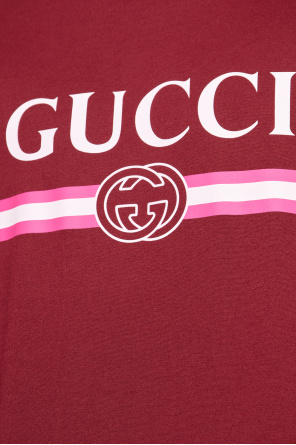 Gucci T-shirt z nadrukowanym logo