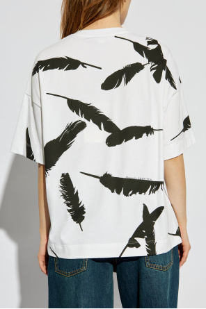Alexander McQueen T-shirt typu `oversize`