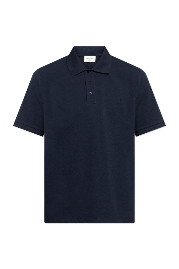 Saint Laurent Polo with embroidered logo