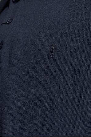 Saint Laurent Polo with embroidered logo