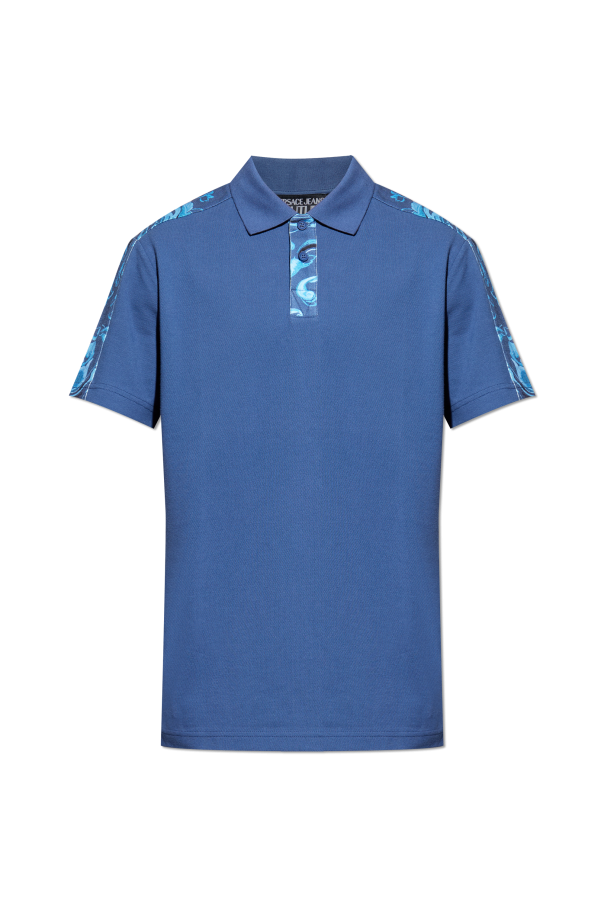 Polo shirt with 'Barocco' print, zdjęcie 1 Polo shirt with 'Barocco' print od Versace Jeans Couture