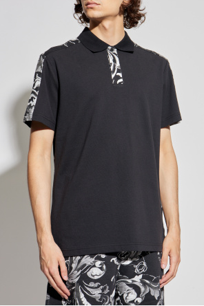 Versace Jeans Couture Polo shirt with 'Barocco' print