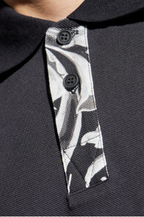 Versace Jeans Couture Polo shirt with 'Barocco' print
