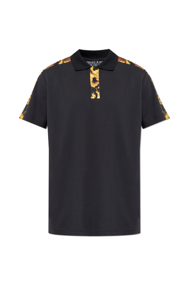 Polo shirt with `Barocco’ print od Versace Jeans Couture