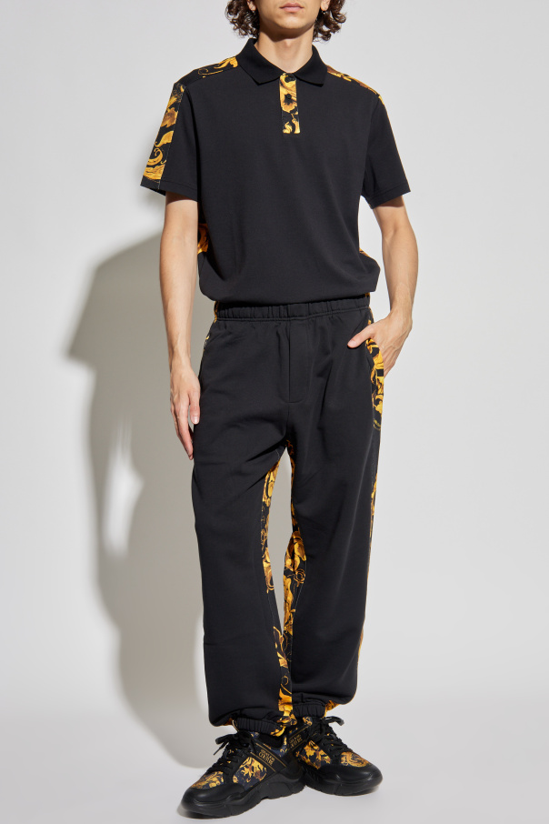 Versace Jeans Couture Pólo com estampa "Barocco"
