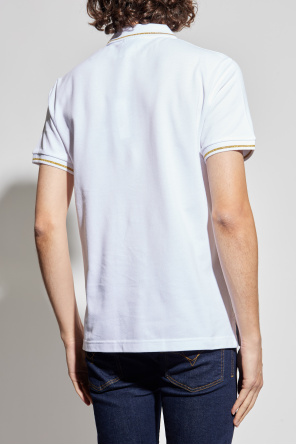 Versace Jeans Couture Polo mit aufgesticktem Logo