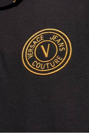 Versace Jeans Couture Polo con logo bordado