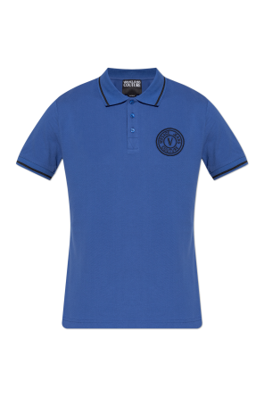 Polo with embroidered logo