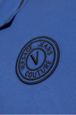 Versace Jeans Couture Polo con logo bordado
