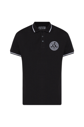 Polo with embroidered logo