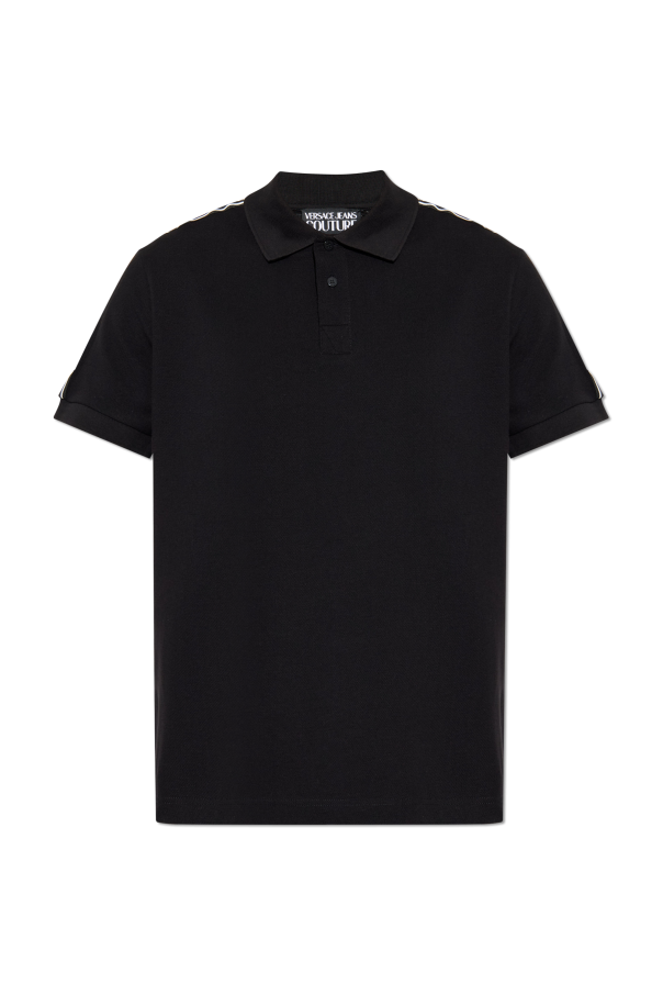 Polo shirt with printed logo od Versace Jeans Couture