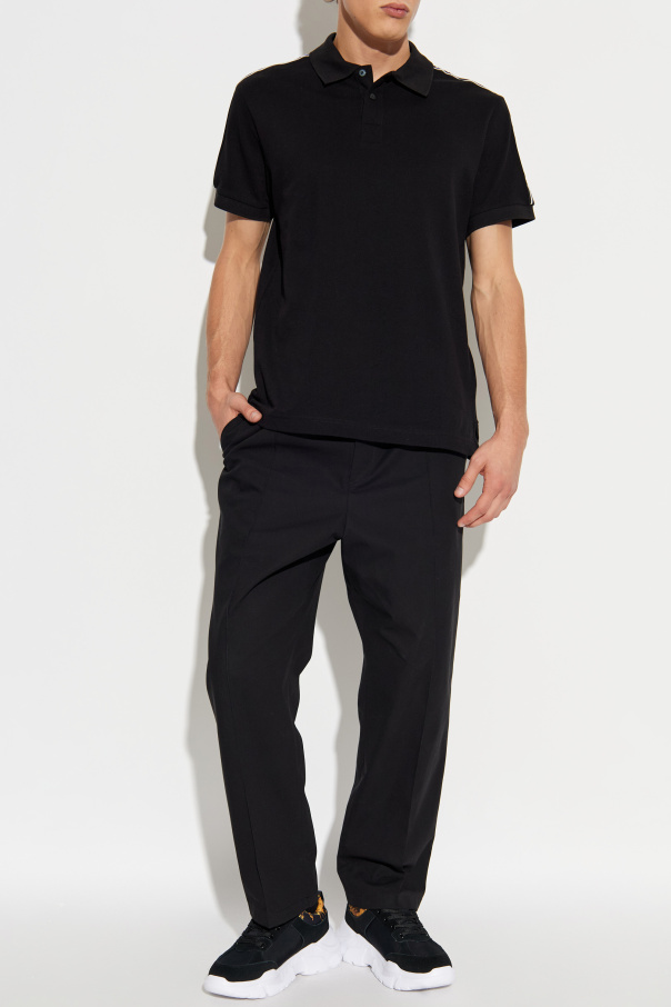 Versace Jeans Couture Polo mit aufgedrucktem Logo