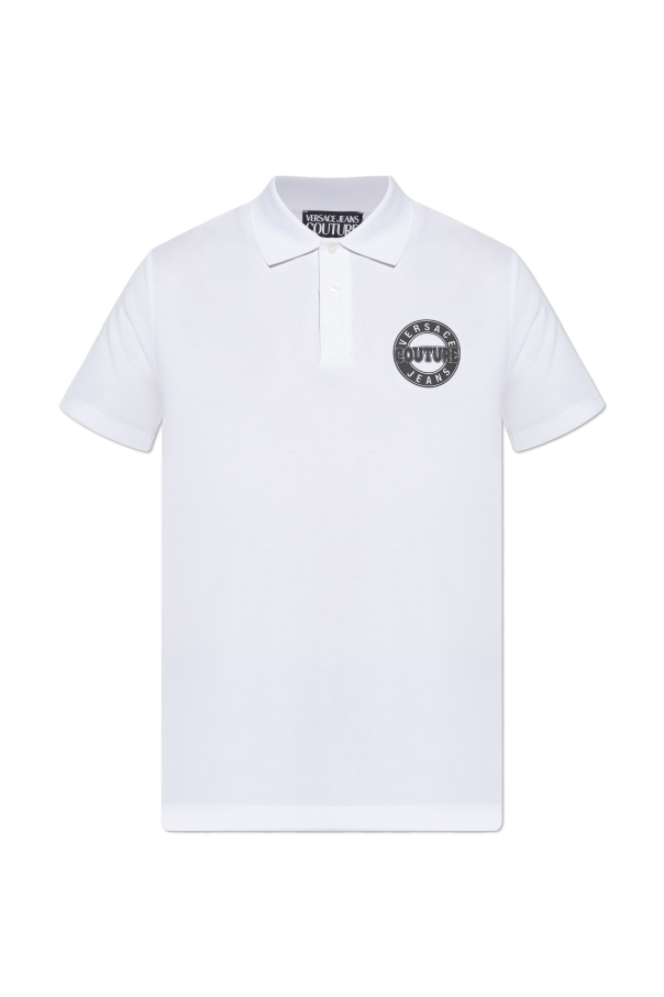 Polo with printed logo od Versace Jeans Couture