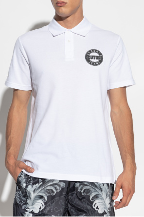 Versace Jeans Couture Polo con logotipo impreso