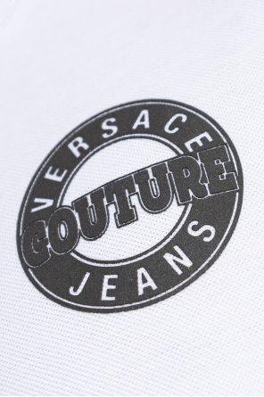Versace Jeans Couture Polo con logotipo impreso