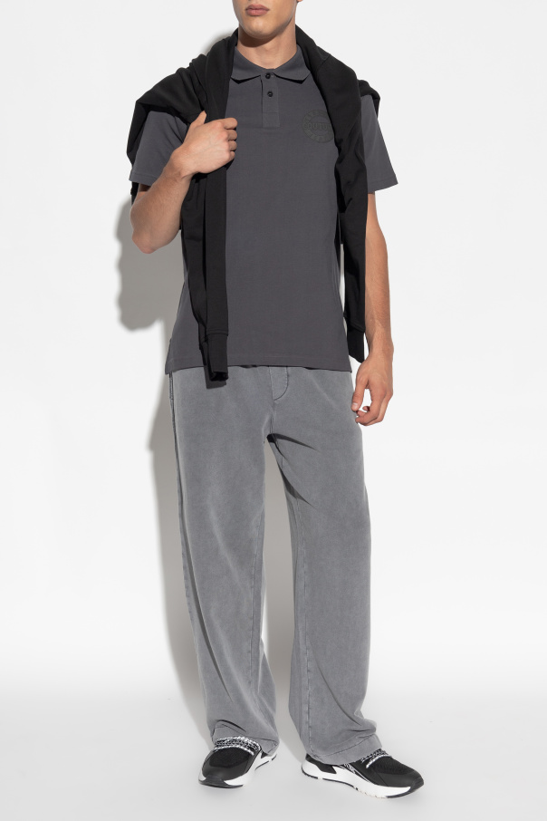 Versace Jeans Couture Polo z nadrukowanym logo