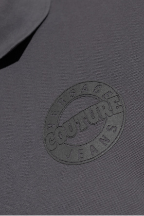 Versace Jeans Couture Polo z nadrukowanym logo