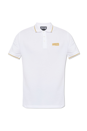 Polo con aplicación con logo