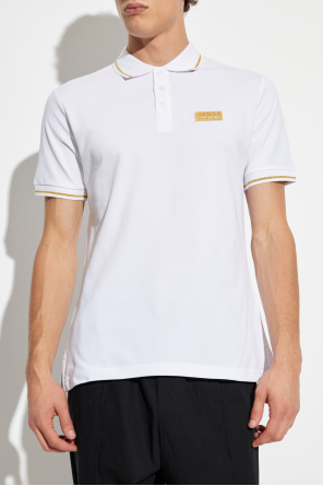 Versace Jeans Couture Polo mit Applikation und Logo