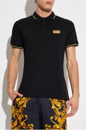 Versace Jeans Couture Polo with logo applique
