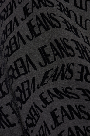 Versace Jeans Couture Monogram T-shirt with velvet finish