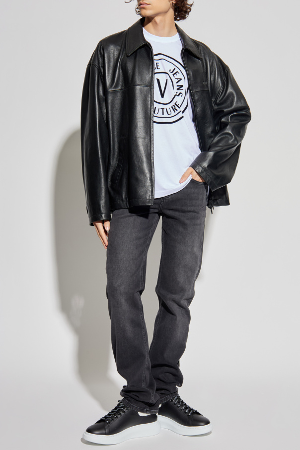 Versace Jeans Couture T-shirt with a velvet-finish print